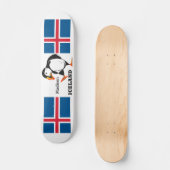 Eigen naam IJsland Persoonlijk Skateboard (Voorkant)