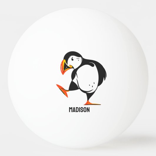 Eigen naam IJsland Pingpongbal (Voorkant)