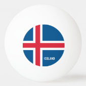 Eigen naam IJsland Pingpongbal (Achterkant)