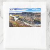 Eigen naam IJsland Rechthoekige Sticker (Tas)