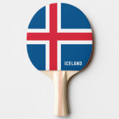 Eigen naam IJsland Tafeltennisbatje (Achterkant)