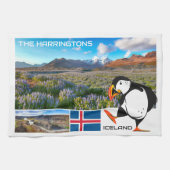 Eigen naam IJsland Theedoek (Horizontaal)