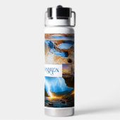 Eigen naam IJsland Waterfles (Achterkant)