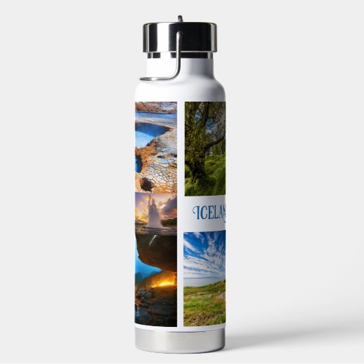 Eigen naam IJsland Waterfles (Rechts)