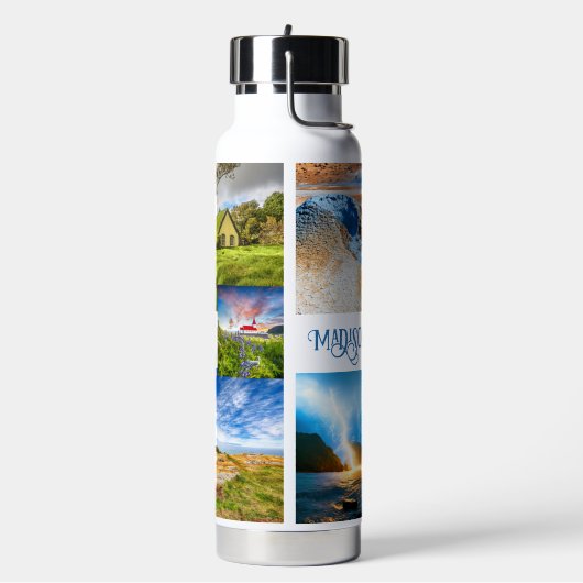 Eigen naam IJsland Waterfles (Links)