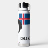 Eigen naam IJsland Waterfles (Achterkant)