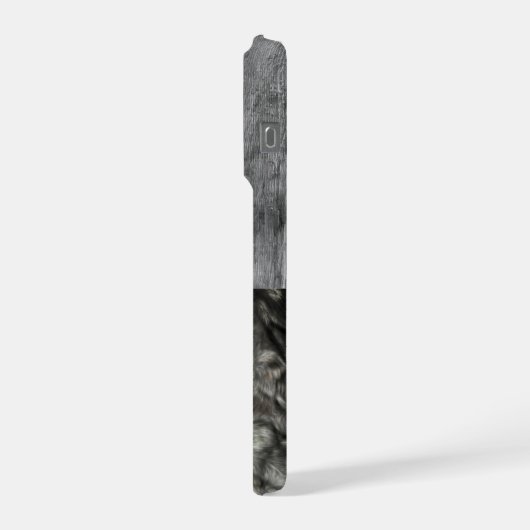 Eigen naam jachthond Rustic Yellow Lab Camo iPhone Hoesje (Linkerkant)