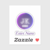 Eigen naam JK 2022 Logo Kleine vinylstickers Sticker (Vel)