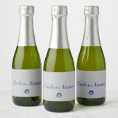 Eigen naam JK 2023, label voor dranken Sparkling Wijnetiket (Flessen)