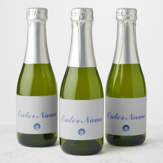 Eigen naam JK 2023, label voor dranken Sparkling Wijnetiket (Flessen)