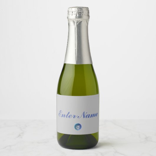 Eigen naam JK 2023, label voor dranken Sparkling Wijnetiket (Voorkant)