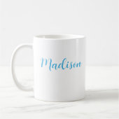 Eigen naam kerstbomen Klassieke Mok (Links)