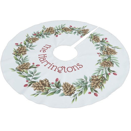 Eigen naam kerstboomrok kerstboom rok (Gekanteld)