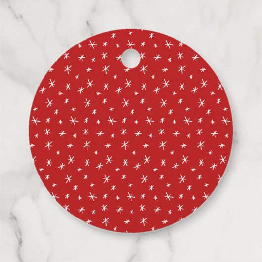 Eigen naam kerstcadeau-Label Bedankjes Labels (Achterkant)