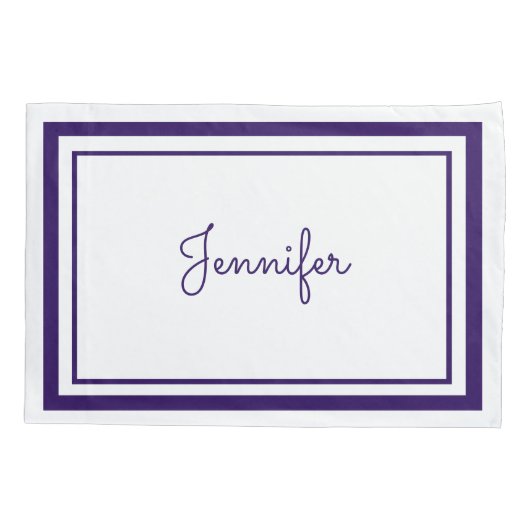 Eigen naam kerstrenrenrendiertje enkele Kussensloo Kussensloop (Achterkant)