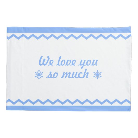 Eigen naam kersttong Kussensloop, omgekeerd Kussensloop (Achterkant)