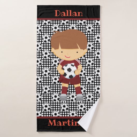 Eigen naam keukenhanddoek Kind Badhanddoek (Badhanddoek)