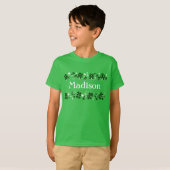 Eigen naam Kinder St. Patrick's Day T-shirt (Voorkant volledig)