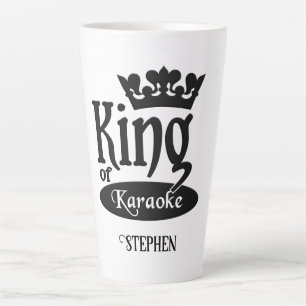 Eigen naam koning Karaoke Latte Mok