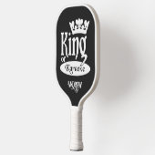 Eigen naam koning Karaoke Pickleball Paddle (Links)