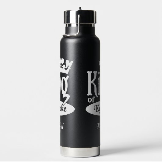 Eigen naam koning Karaoke Waterfles (Rechts)