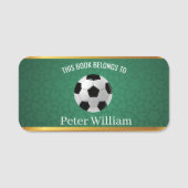 Eigen naam Labels Voetballabels Naamplaatje (Voorkant)
