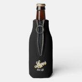 Eigen naam Lager dan leven Bierflesje Kooler Flesjeskoeler (Fles Achterkant)