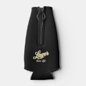 Eigen naam Lager dan leven Bierflesje Kooler Flesjeskoeler (Achterkant)