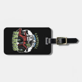 Eigen naam Landenmerk Boerderij Barn Tractor Farme Bagagelabel (Voorkant horizontaal)