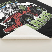 Eigen naam Landenmerk Boerderij Barn Tractor Farme Sherpa Deken (3/4)