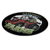 Eigen naam Landenmerk Boerderij Barn Tractor Farme Snijplank (Hoek)