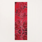 Eigen naam Lauren Romantic Red Roses Floral Yogamat (Achterkant)