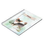 Eigen naam Long Hazard Chihuahua Pet Dog Notitieboek (Linkerzijde)