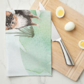 Eigen naam Long Hazard Chihuahua Pet Dog Theedoek (Quarter Fold)