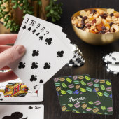 Eigen naam macaron patroon pokerkaarten (Insitu)