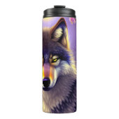 Eigen naam Majesteit de Wolf Thermosbeker (Voorkant)