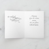 Eigen naam Man Afstuderen Blauw Kaart (Binnen)