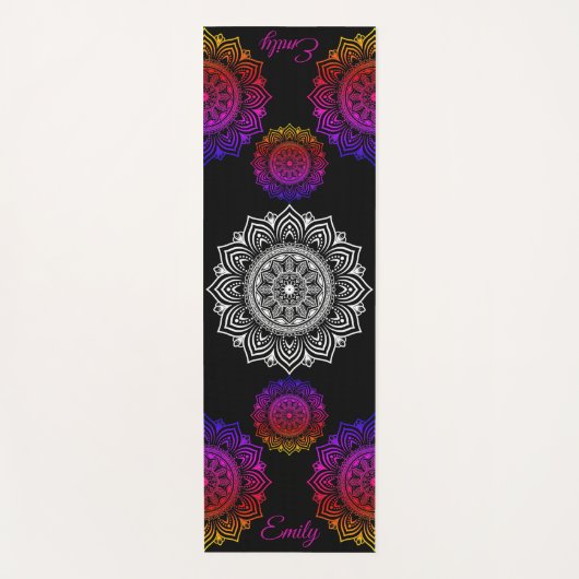 Eigen naam Mandala Exercise Yoga Mat (Voorkant)