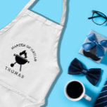 Eigen naam Master of Grills Vaderdag Standaard Schort<br><div class="desc">Eigen naam Master of Grills Vaderdag Apron.</div>