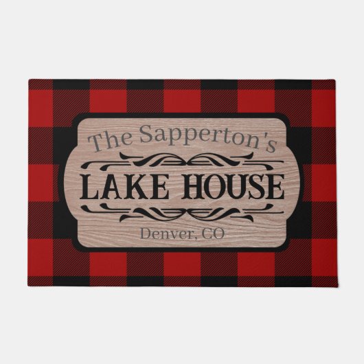 Eigen naam Meer Rustic Pset Deurmat (Voorkant)