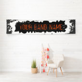 Eigen naam Merch Rock Show Punk Gigfestival Spandoek (Insitu)