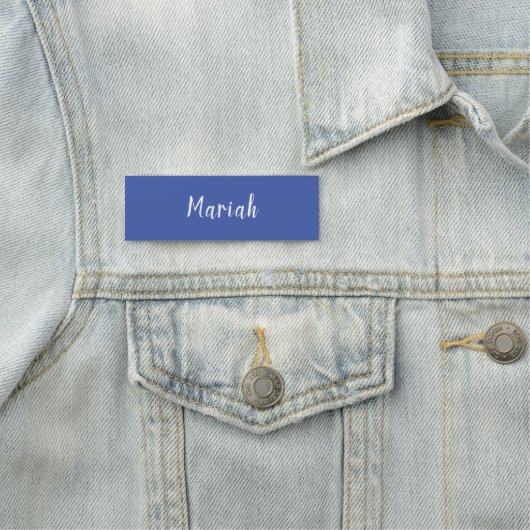 Eigen naam Minimalist Plain Calligrafie Script Bla Naamplaatje (In situ)