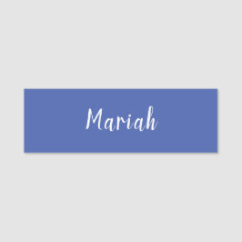 Eigen naam Minimalist Plain Calligrafie Script Bla Naamplaatje