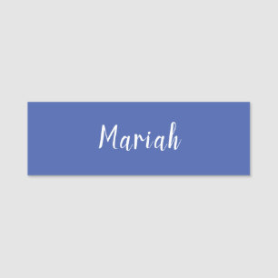 Eigen naam Minimalist Plain Calligrafie Script Bla Naamplaatje