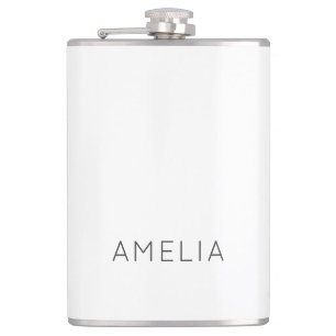 Eigen naam Modern Minimalist Professional Plain Heupfles