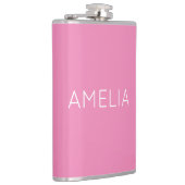 Eigen naam Modern Minimalist Professional Plain Pi Heupfles (Rechts)