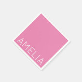 Eigen naam Modern Minimalist Professional Plain Pi Servet (Hoek)