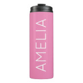 Eigen naam Modern Minimalist Professional Plain Pi Thermosbeker (Voorkant)