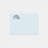 Eigen Naam Modern Minimalistisch Professioneel Bla Post-it® Notes (Voorkant)
