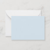 Eigen Naam Modern Minimalistisch Professioneel Een Notitiekaartje (Achterkant)
